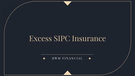 This is the maximum “<b>excess</b> of <b>SIPC</b>” protection currently. . Excess sipc insurance fidelity